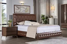 Двуспальная кровать Монтего 160*200 с подъемным мех-м